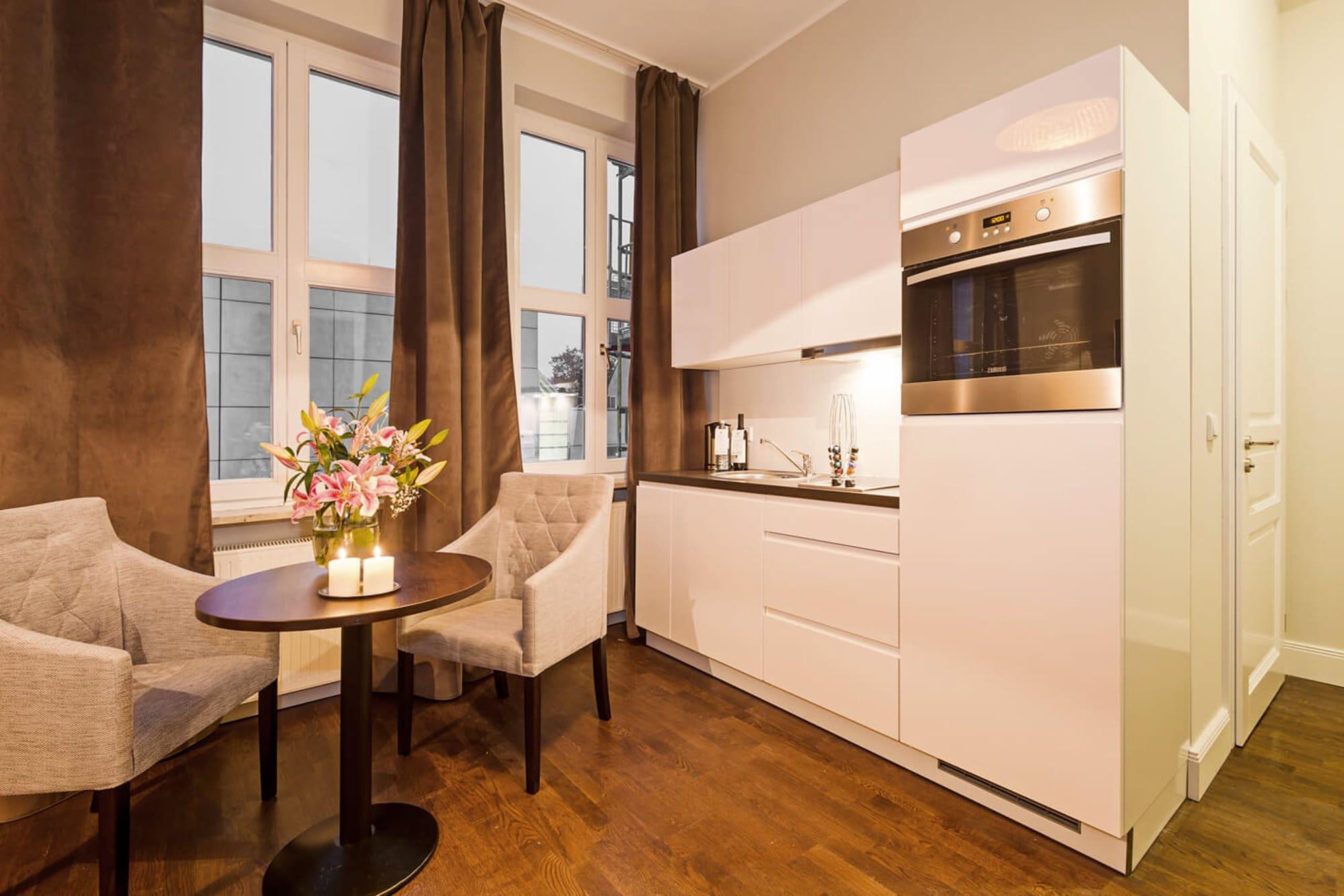 Arabel Design Apartments Berlin Extérieur photo A typical kitchen in a serviced apartment