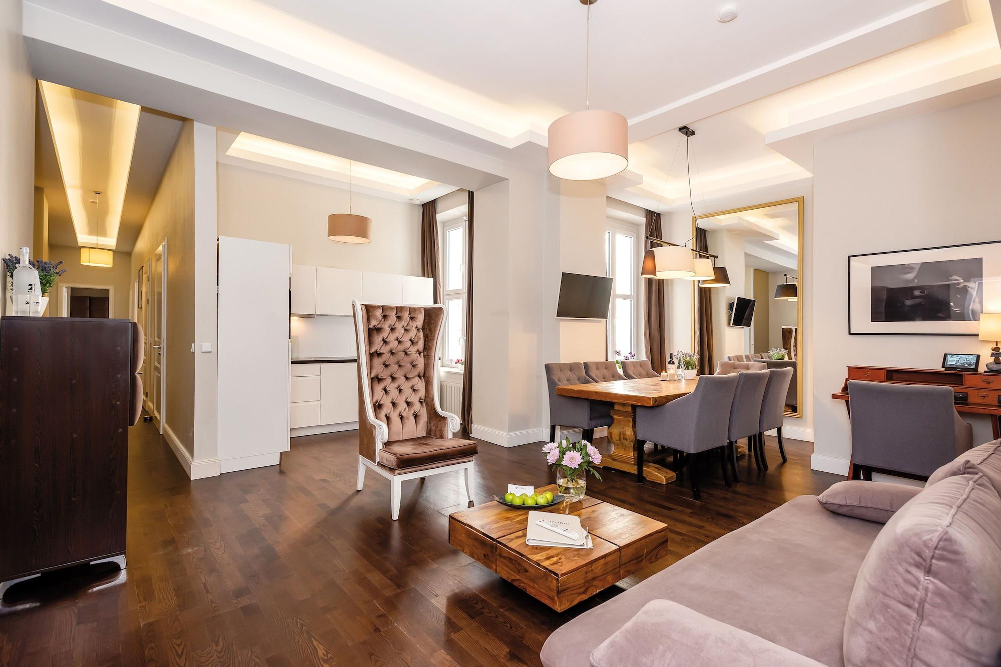 Arabel Design Apartments Berlin Extérieur photo Interior of a serviced apartment in Warsaw, Poland