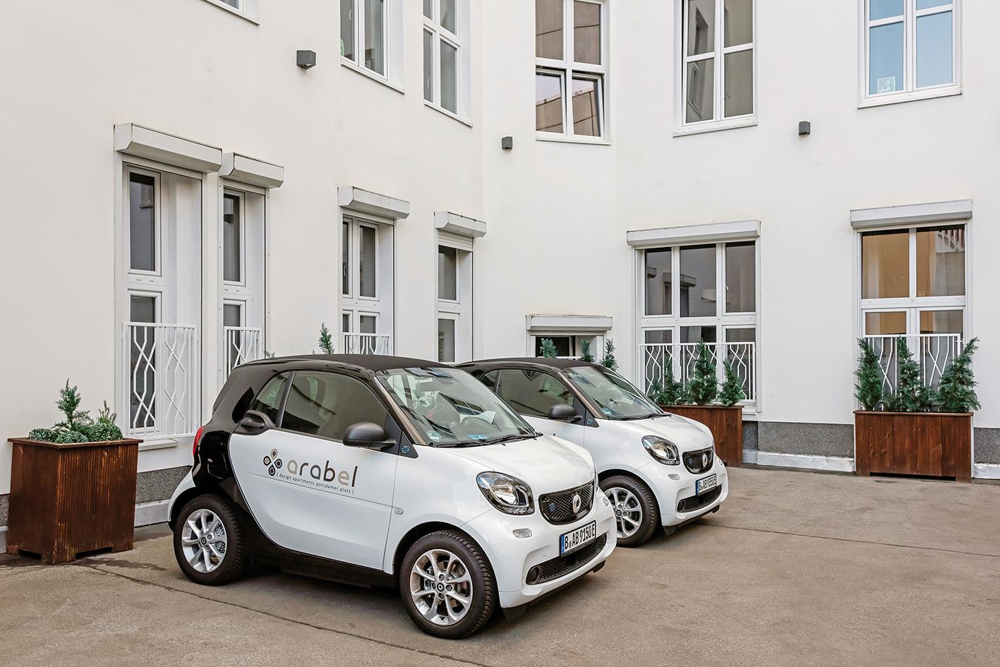 Arabel Design Apartments Berlin Extérieur photo Smart Fortwo Coupé